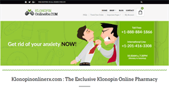 Desktop Screenshot of klonopinonlinerx.com