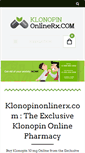 Mobile Screenshot of klonopinonlinerx.com